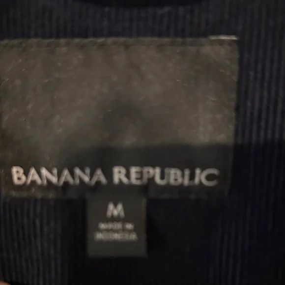 Banana Republic Men's Dark Blue Corduroy Jacket - Picture 2 of 6
